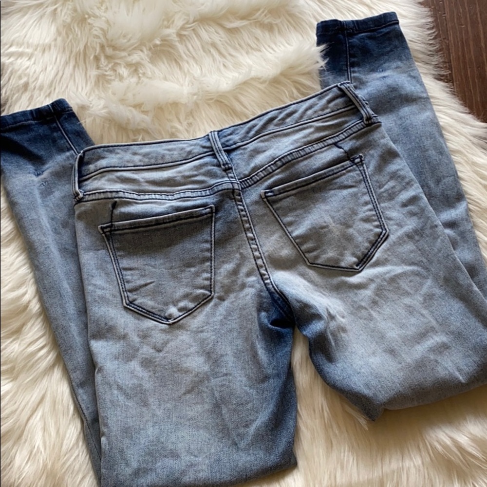 Mossimo patchwork jeans size 00 - Picture 3 of 6